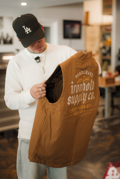 WORKWEAR VEST | 1-800-FUCK-OFF | SADDLE