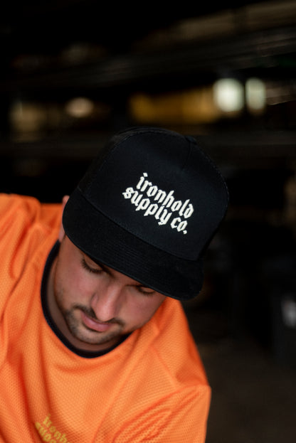 SNAPBACK CAP | IRONHOLD SUPPLY CO. | BLACK