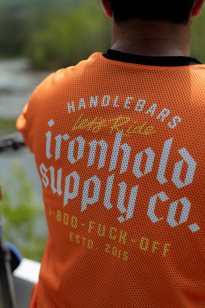 MESH SHIRT | 1-800-FUCK-OFF | ORANGE