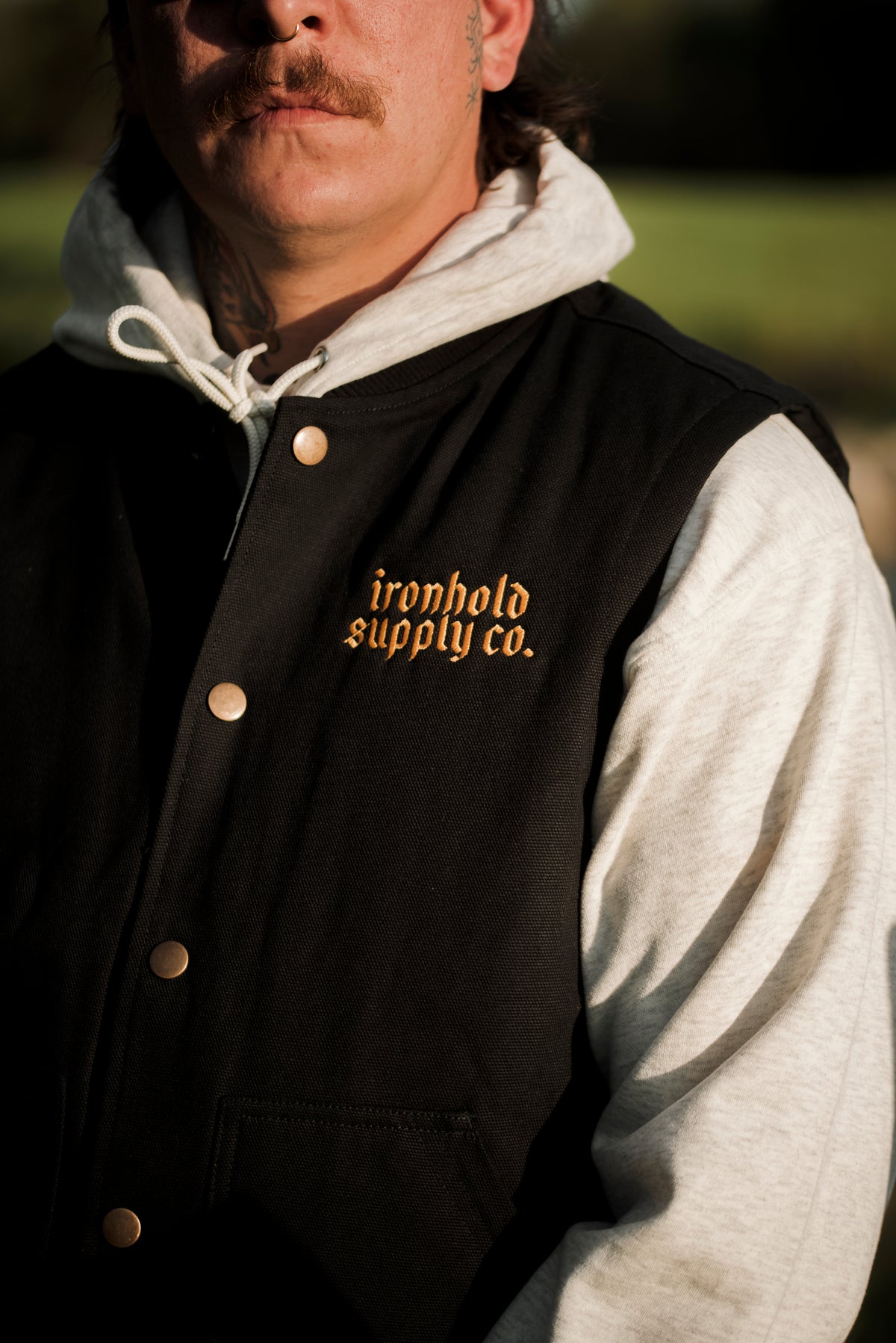 WORKWEAR VEST | 1-800-FUCK-OFF | BLACK
