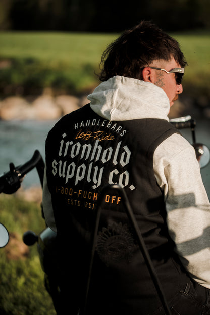 WORKWEAR VEST | 1-800-FUCK-OFF | BLACK