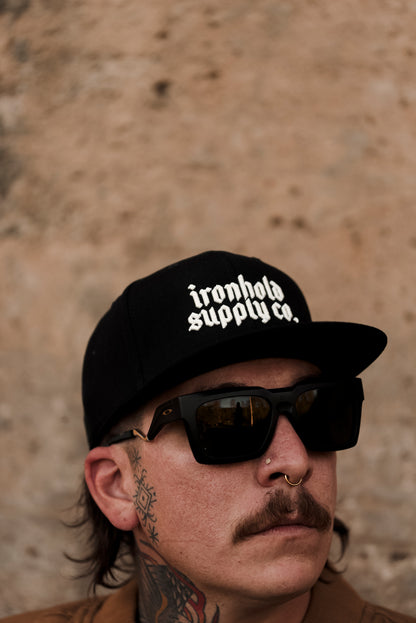 SNAPBACK CAP | IRONHOLD SUPPLY CO. | BLACK