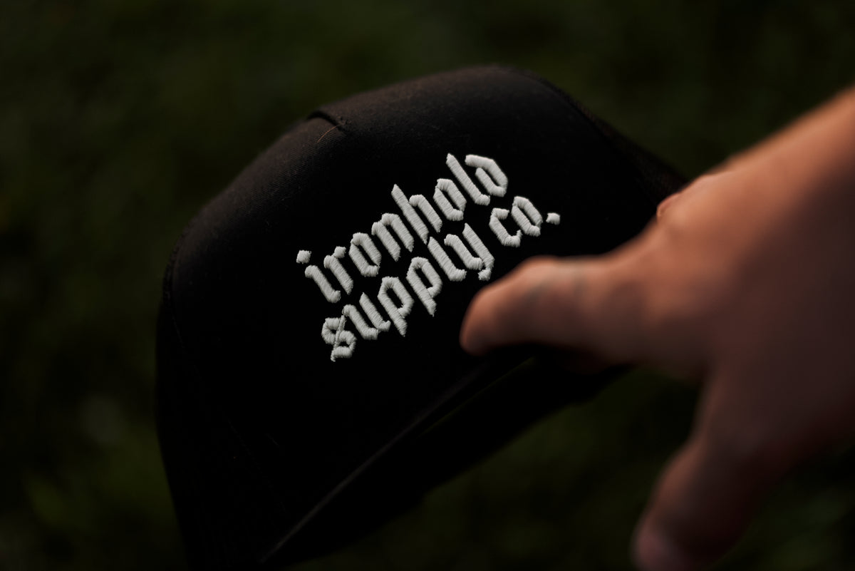SNAPBACK CAP | IRONHOLD SUPPLY CO. | BLACK