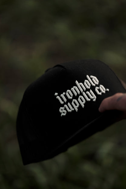TURCKER CAP | IRONHOLD SUPPLY CO. | BLACK