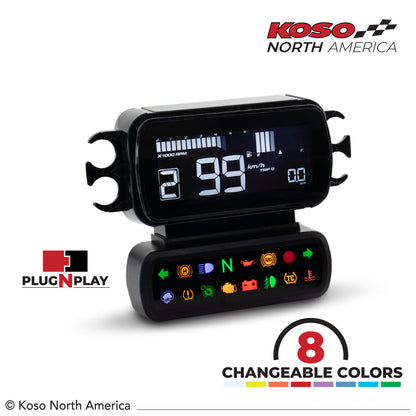 BA080030 - D2 | multifunction meter for Harley-Davidson® (Baggers)