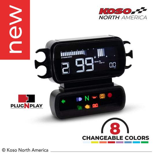 BA080010 / BA080020 - D2 | Multifunction meter for Harley-Davidson®