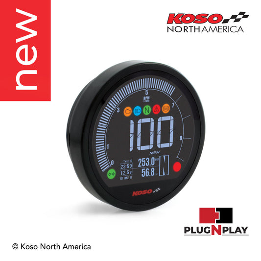 BA077400 / BA077410 - DL-04HD | Multifunction gauge for Harley-Davidson®