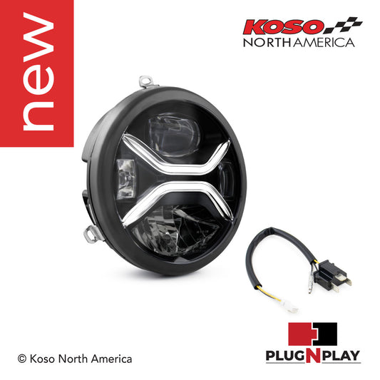 GA030100 - ZENITH | LED Headlight for Harley-Davidson®
